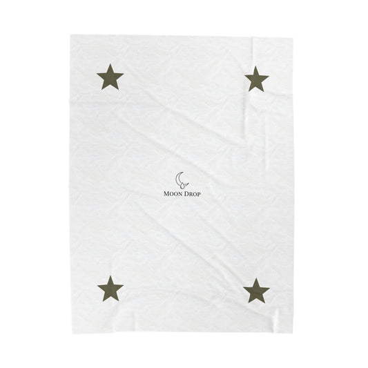 Moon Drop Velveteen Plush Blanket