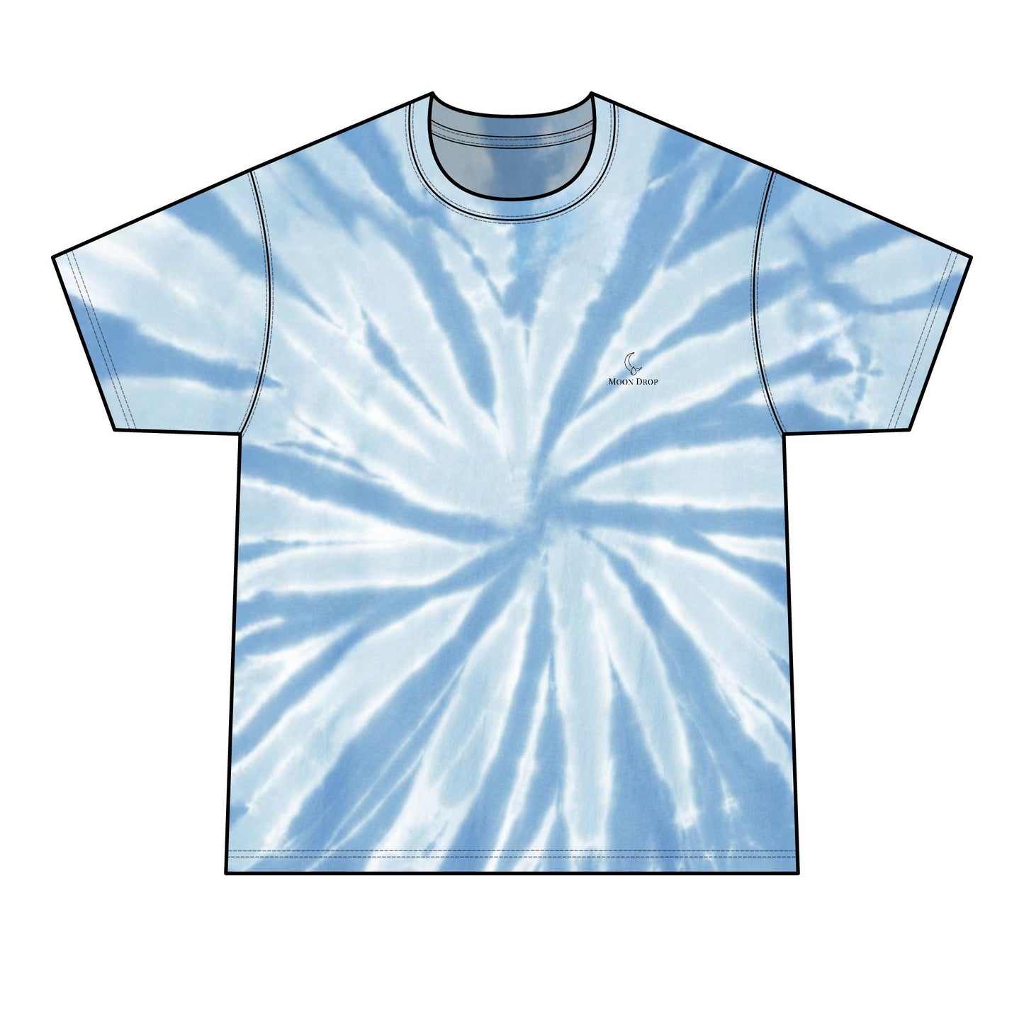 Moon Drop Spiral Tie-Dye T-Shirt