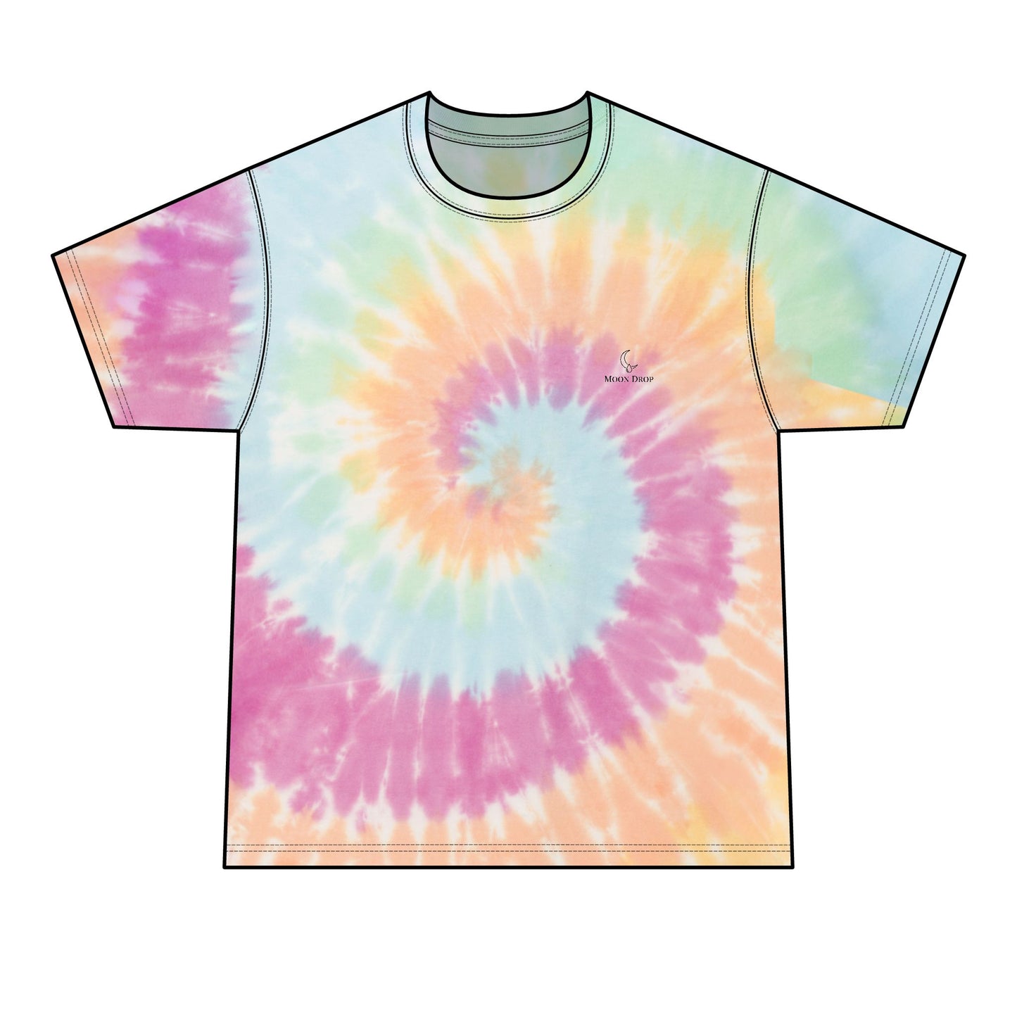 Moon Drop Spiral Tie-Dye T-Shirt