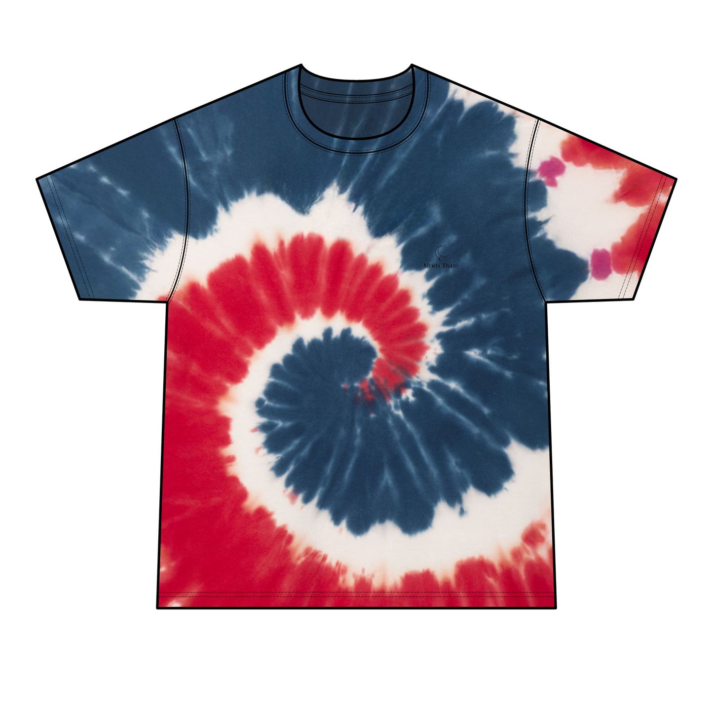 Moon Drop Spiral Tie-Dye T-Shirt