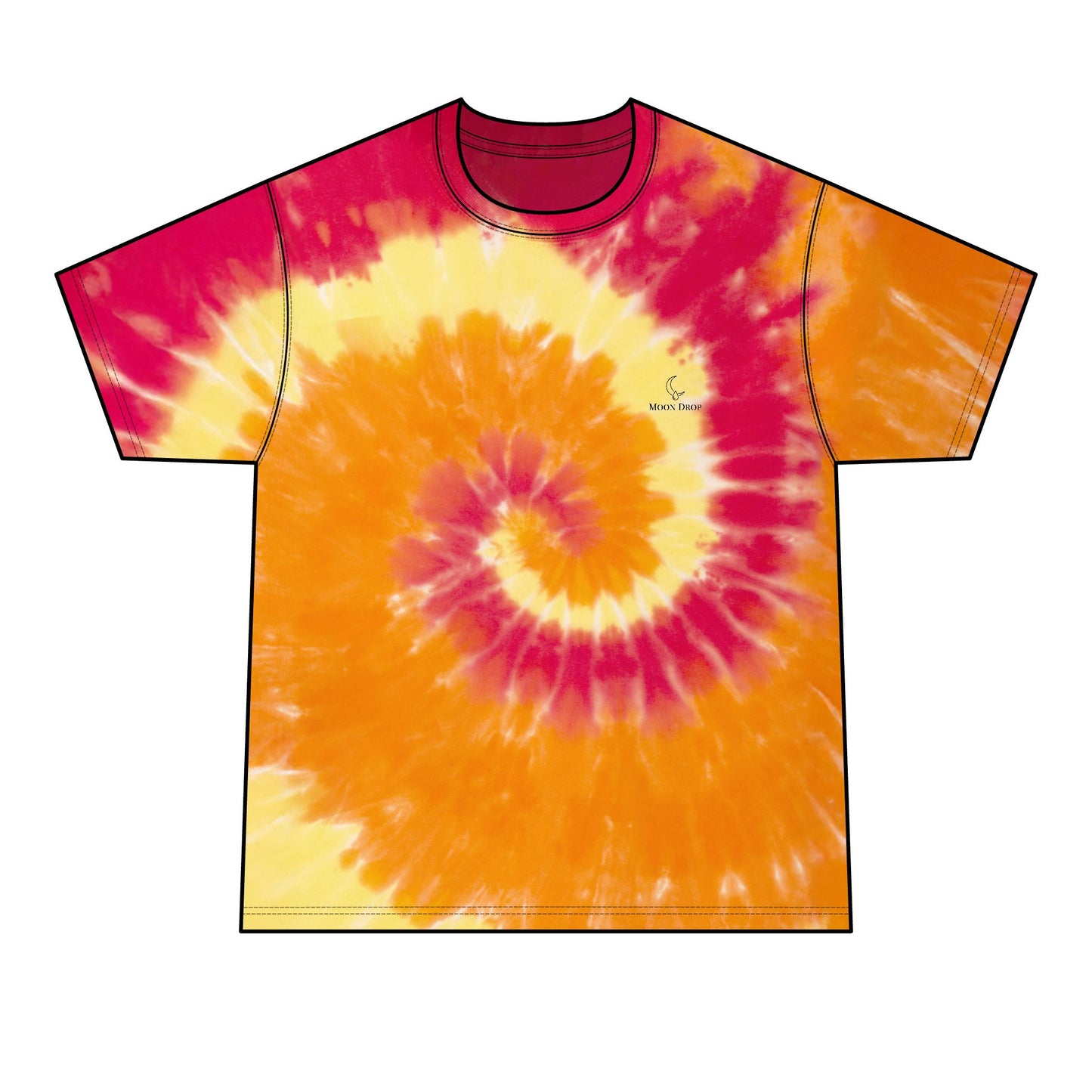 Moon Drop Spiral Tie-Dye T-Shirt