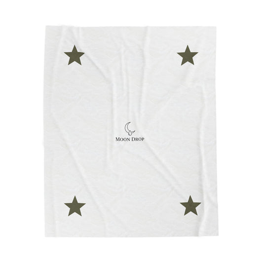 Moon Drop Velveteen Plush Blanket