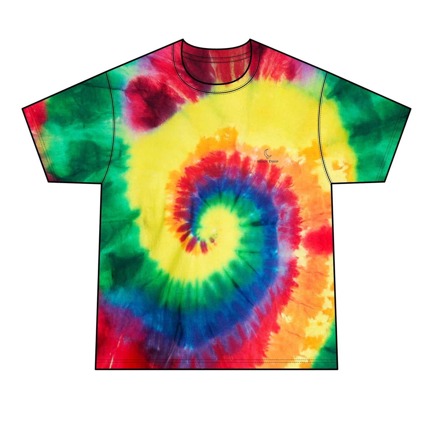 Moon Drop Spiral Tie-Dye T-Shirt